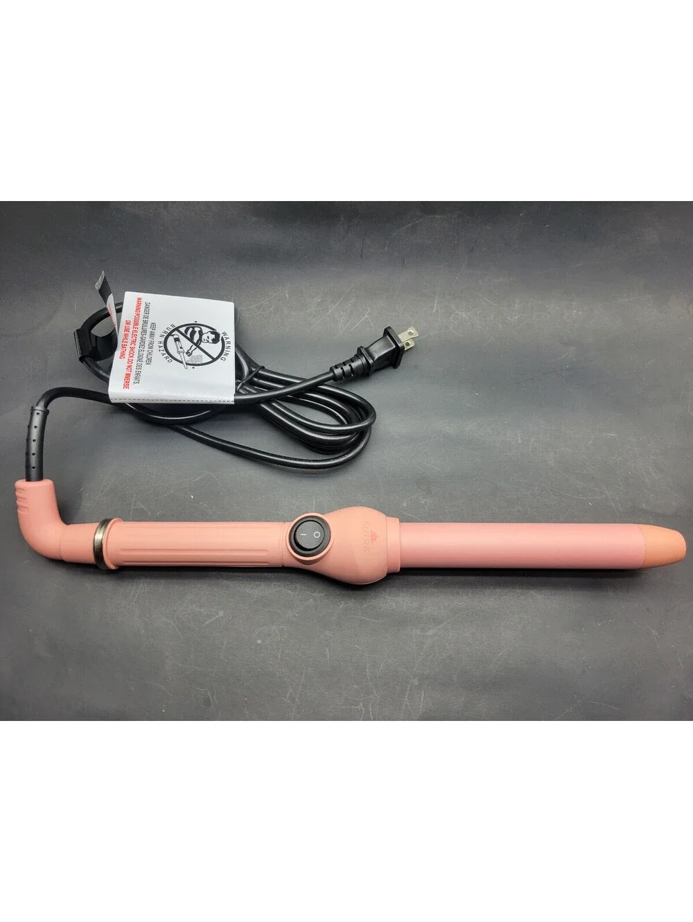Sutra Beauty 25MM Curling Wand Blush Rose Tourmaline Infused Barrel  *NWOB*